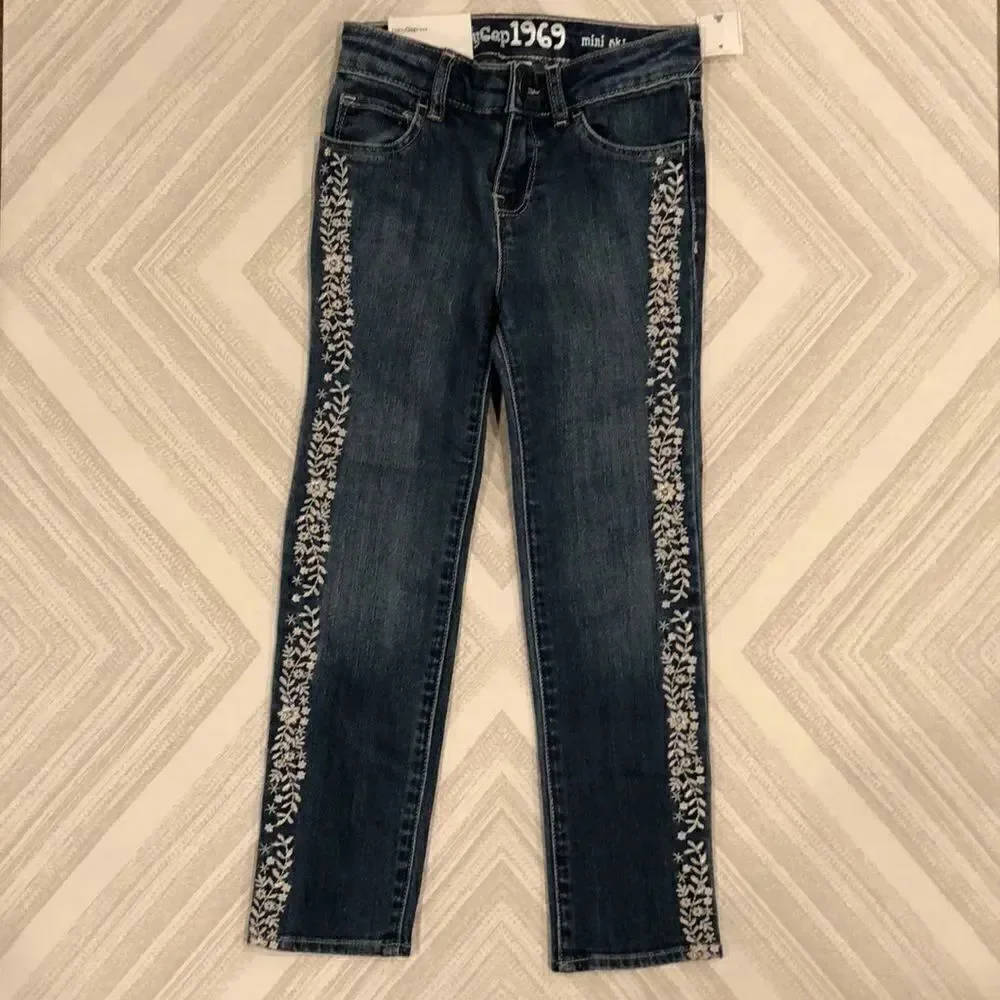 Gap Mini Skinny Adjustable Waist Stretch Jeans